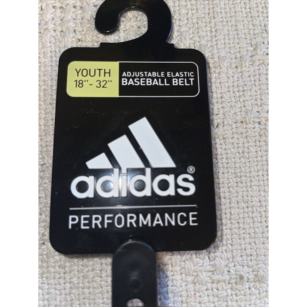 Adidas Adjustable Baseball Belt Youth 18”-32” Blue Elastic Performance BBA91RY - Picture 2 of 12